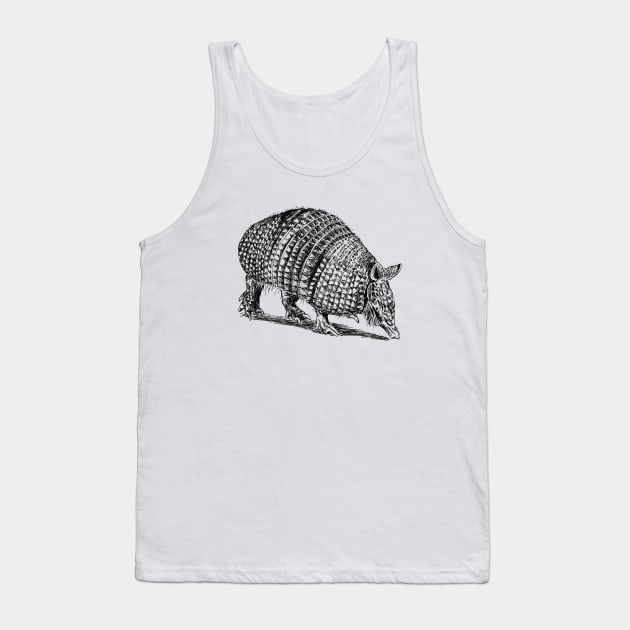 Armadillo Print Tank Top by rachelsfinelines